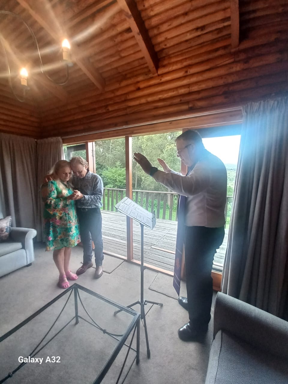 Wedding ceremony by Dr. Gerrit Rademeyer in Noupoort