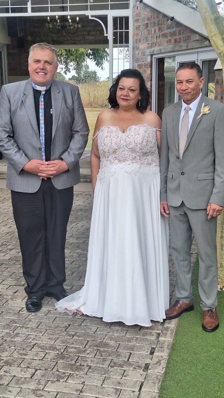 Wedding ceremony by Dr. Gerrit Rademeyer in Noupoort