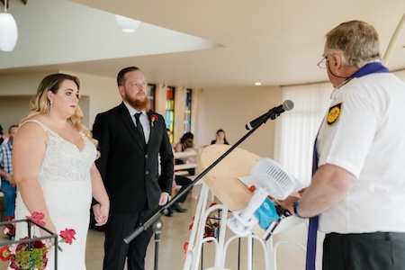 Wedding ceremony by Dr. Gerrit Rademeyer in Noupoort