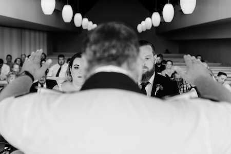 Wedding ceremony by Dr. Gerrit Rademeyer in Noupoort