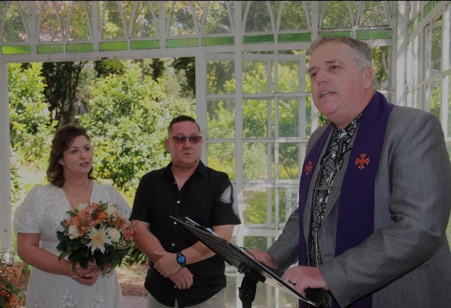 Wedding ceremony by Dr. Gerrit Rademeyer in Noupoort