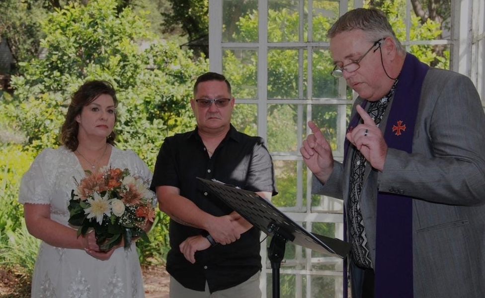 Wedding ceremony by Dr. Gerrit Rademeyer in Noupoort