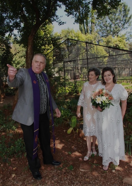 Wedding ceremony by Dr. Gerrit Rademeyer in Noupoort